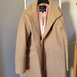 J. Crew Beige Italian Wool Coat (NWT)